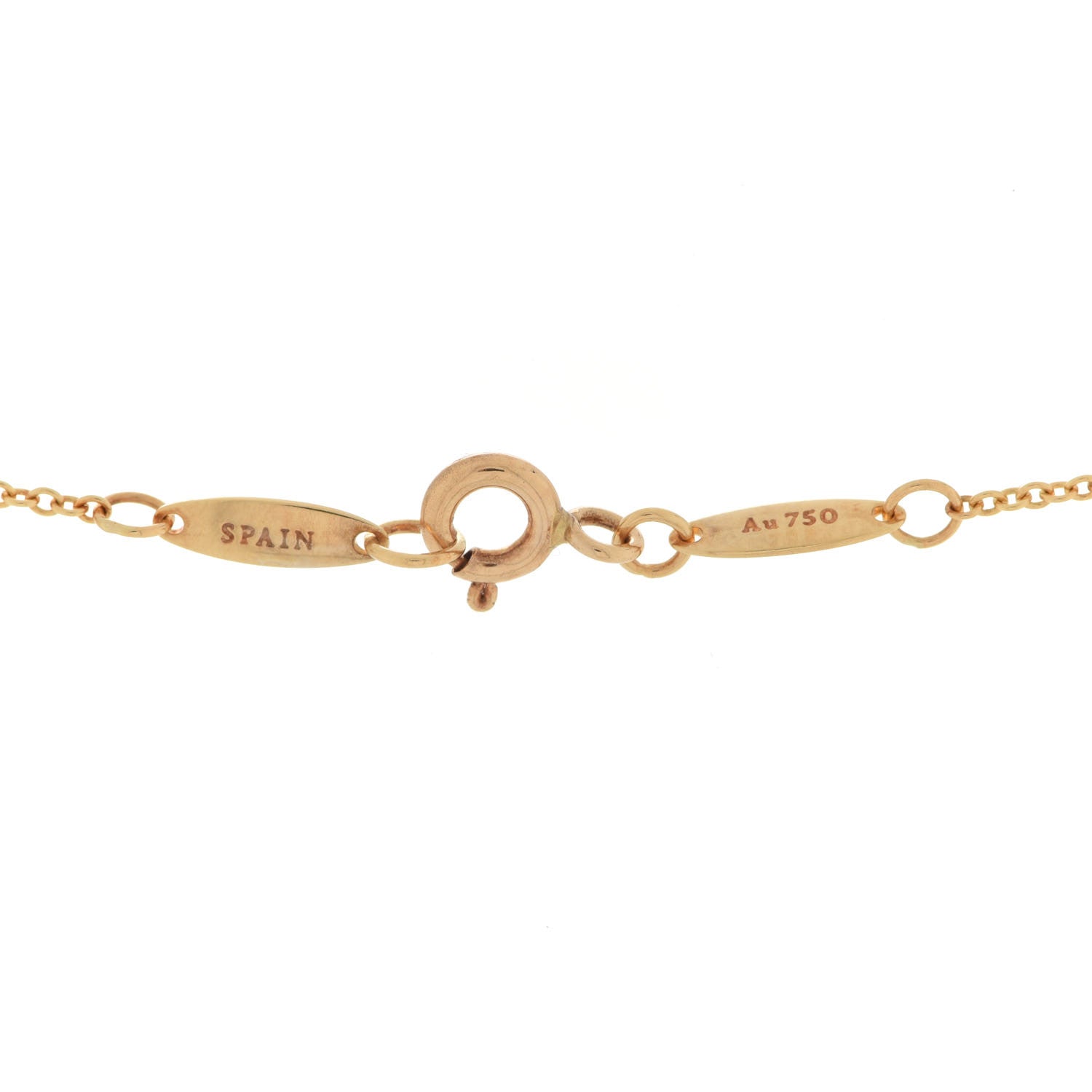 Tiffany 18K Yellow Gold Elsa Peretti Infinity Cross Pendant Necklace 6 of 6