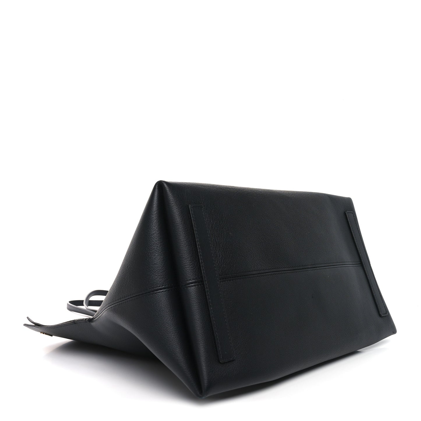 Calfskin Large Society Tote Black Black