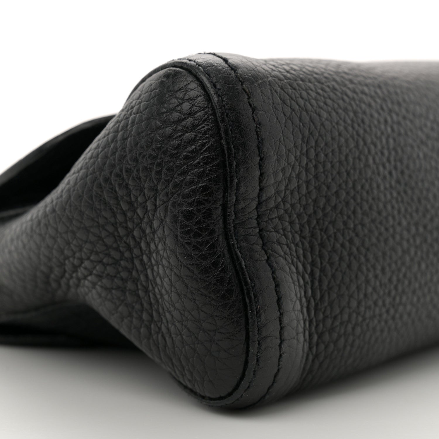 Prada Vitello Daino Swing Flap Shoulder Bag Black 9 of 11