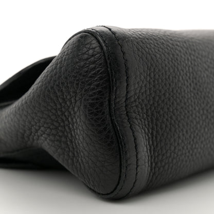 Prada Vitello Daino Swing Flap Shoulder Bag Black 9 of 11