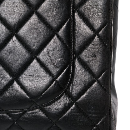 Chanel Lambskin Quilted Jumbo Single Flap Black 23 of 26