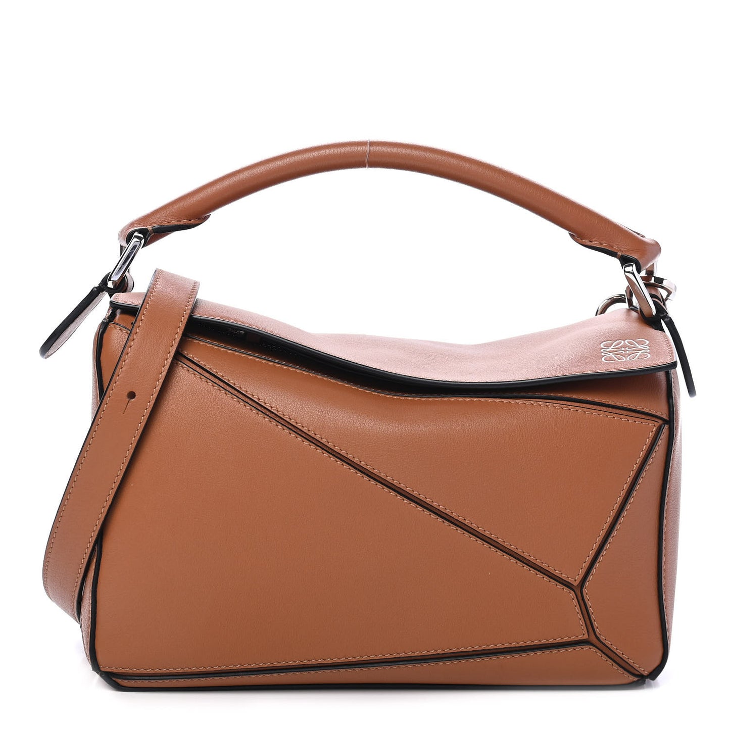 Calfskin Small Puzzle Bag Tan