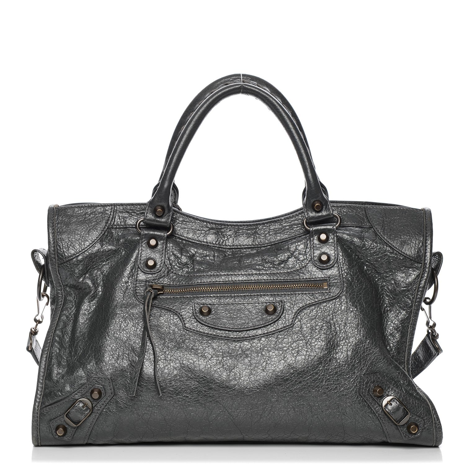 Balenciaga Agneau Classic Hardware City Gris Fossile 1 of 7