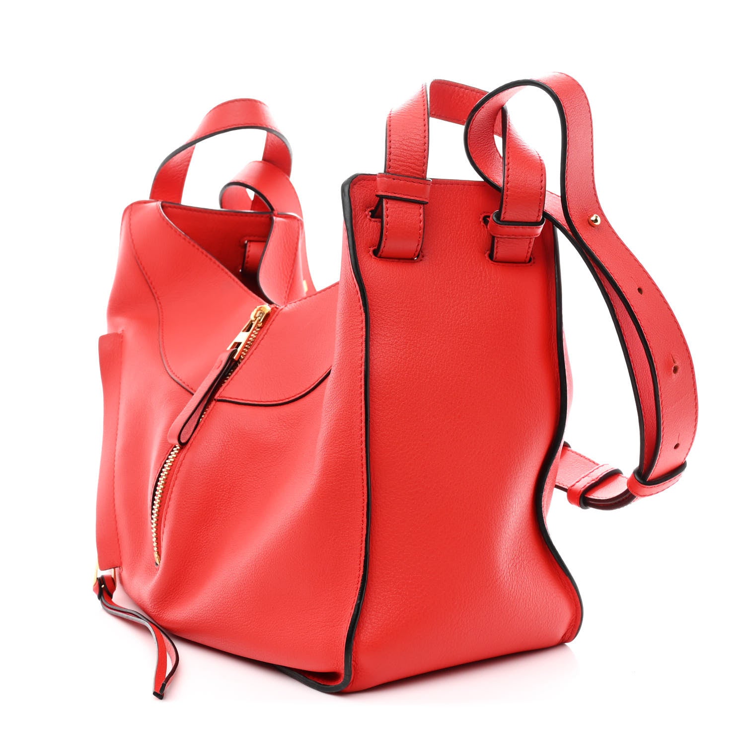 Loewe Calfskin Small Hammock Shoulder Bag Scarlet Red 3 of 11