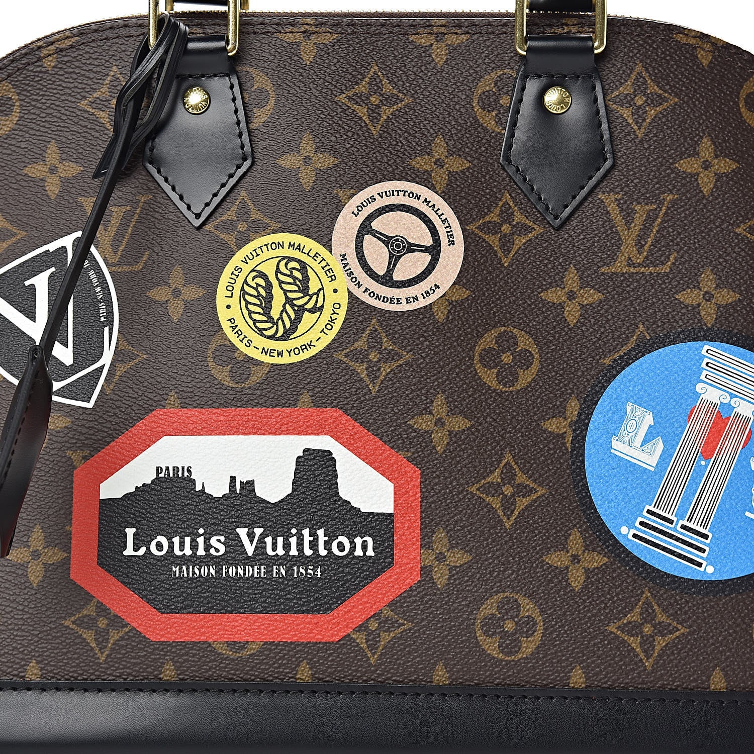 Louis Vuitton Monogram World Tour Alma PM 12 of 12
