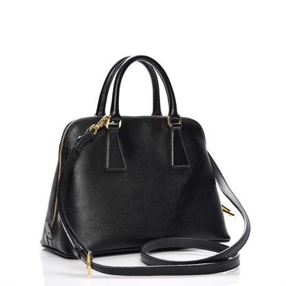 Prada Saffiano Lux Small Promenade Tote Black 4 of 9
