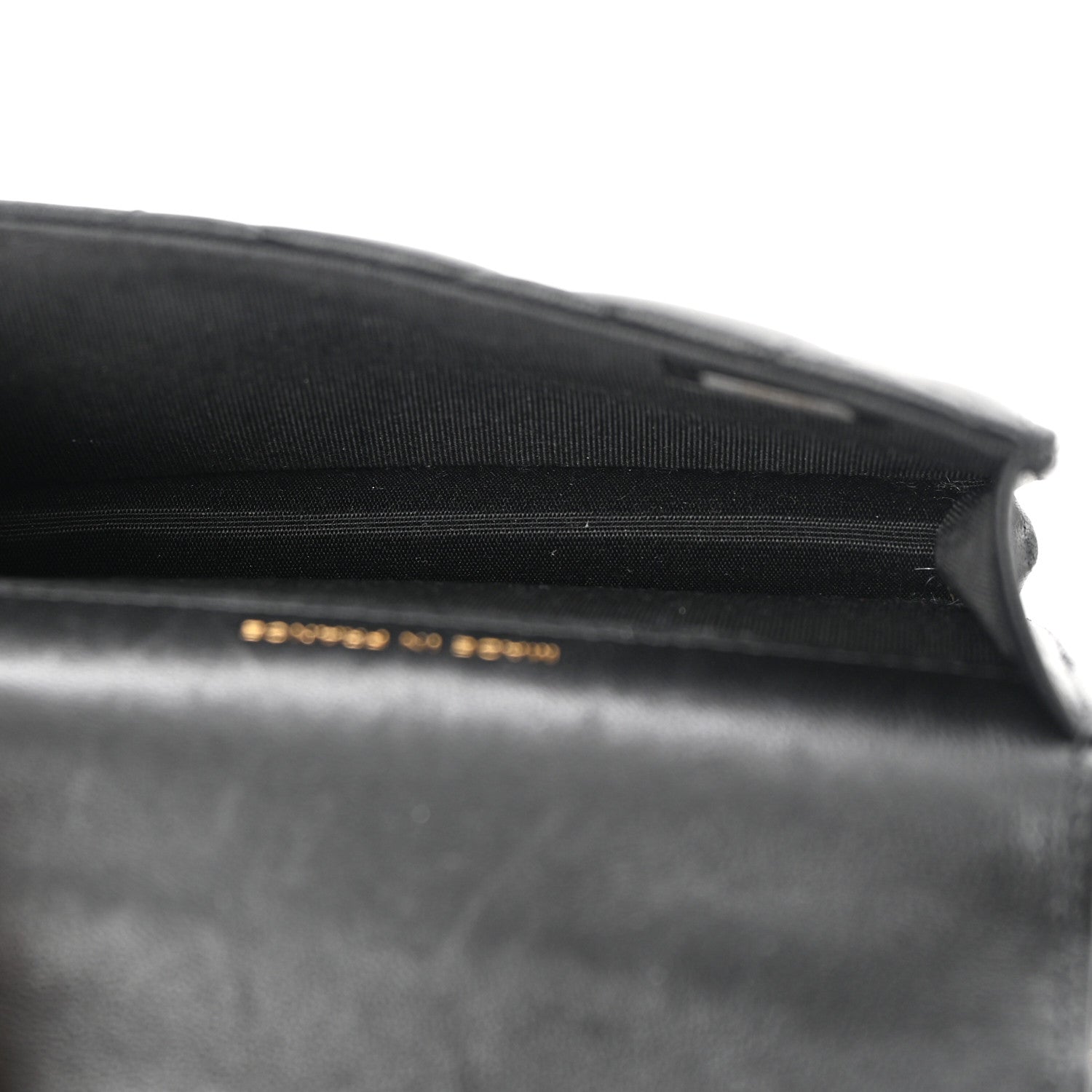 Chanel Lambskin Quilted Top Handle Flap Coin Purse With Chain Black 5 of 12