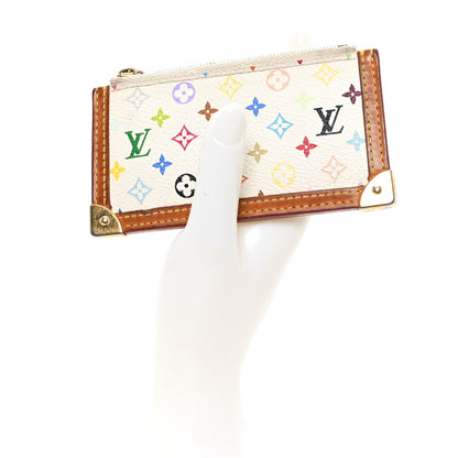 Louis Vuitton Monogram Multicolor Key Pouch White 2 of 7