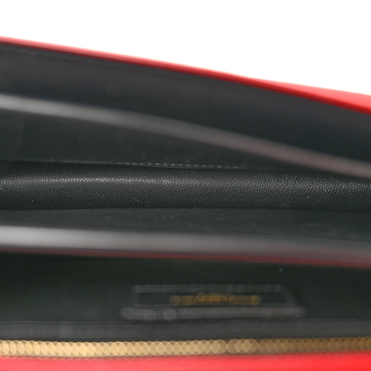 Saint Laurent Grain De Poudre Monogram Cassandra Clasp Bag Red 5 of 14