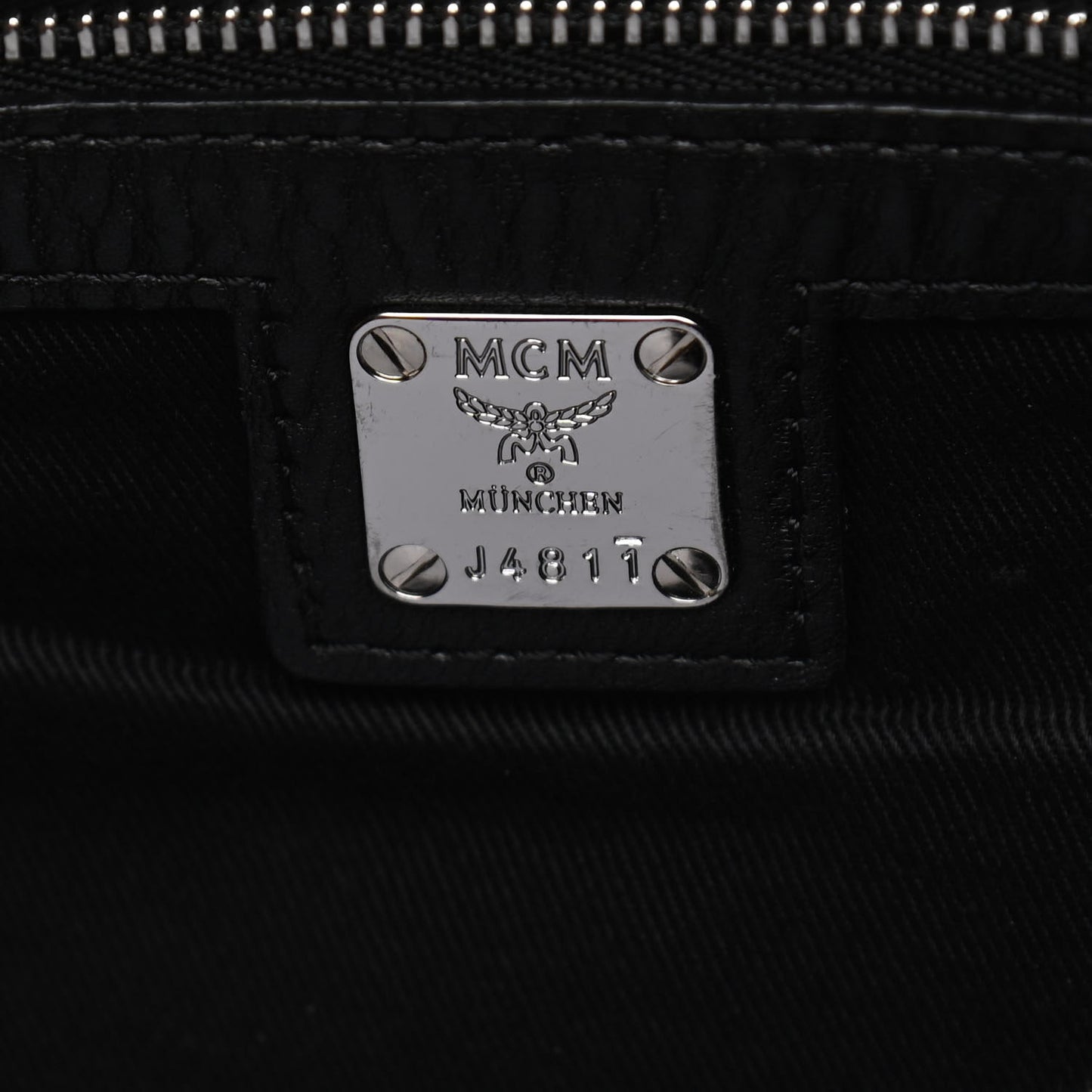 Calfskin Ottomar Monogram Medium Klara Shopper Tote Black