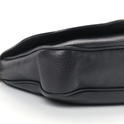 Gucci Pebbled Calfskin Medium Soho Flap Crossbody Black 8 of 15