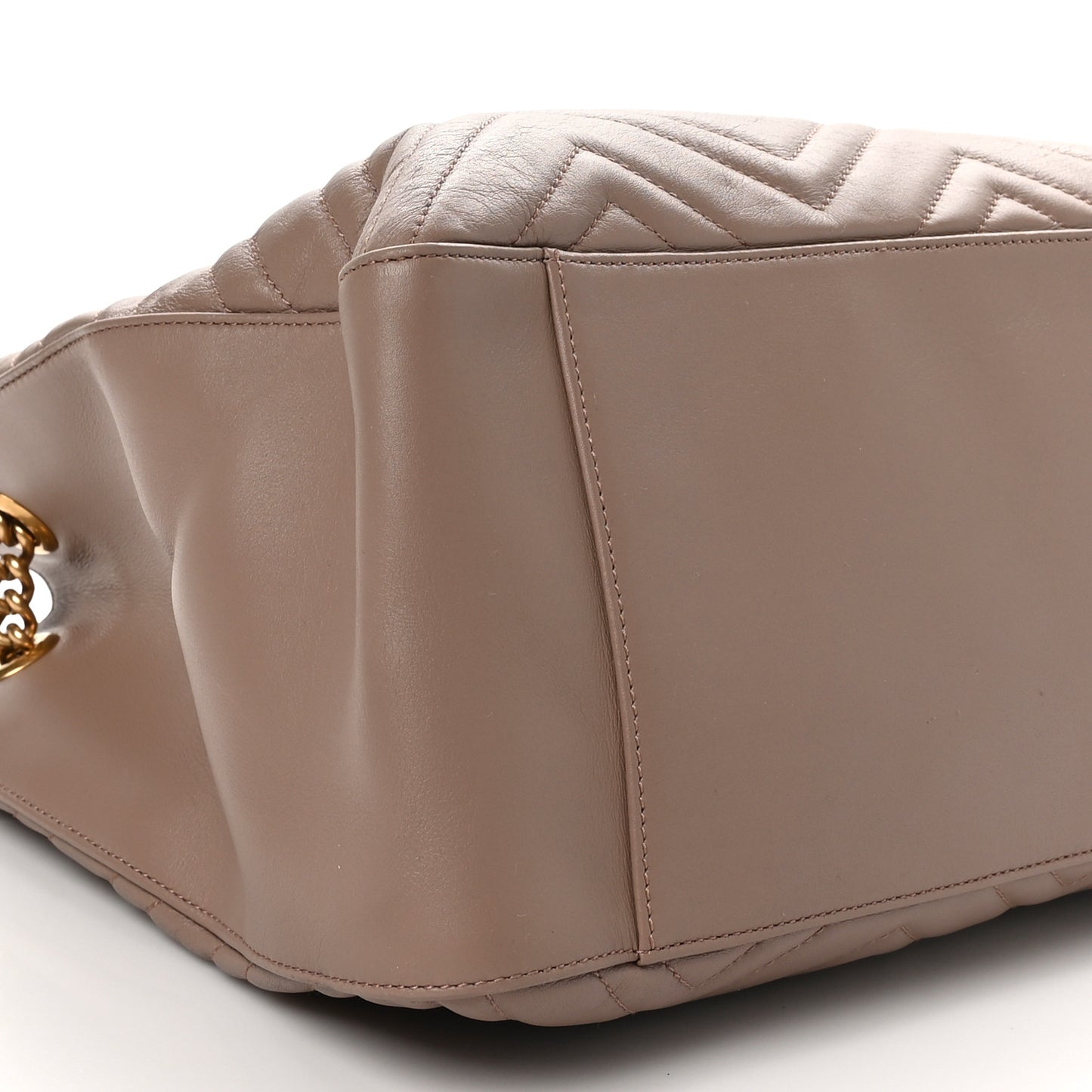Calfskin Matelasse Medium GG Marmont Shoulder Tote Bag Porcelain Rose