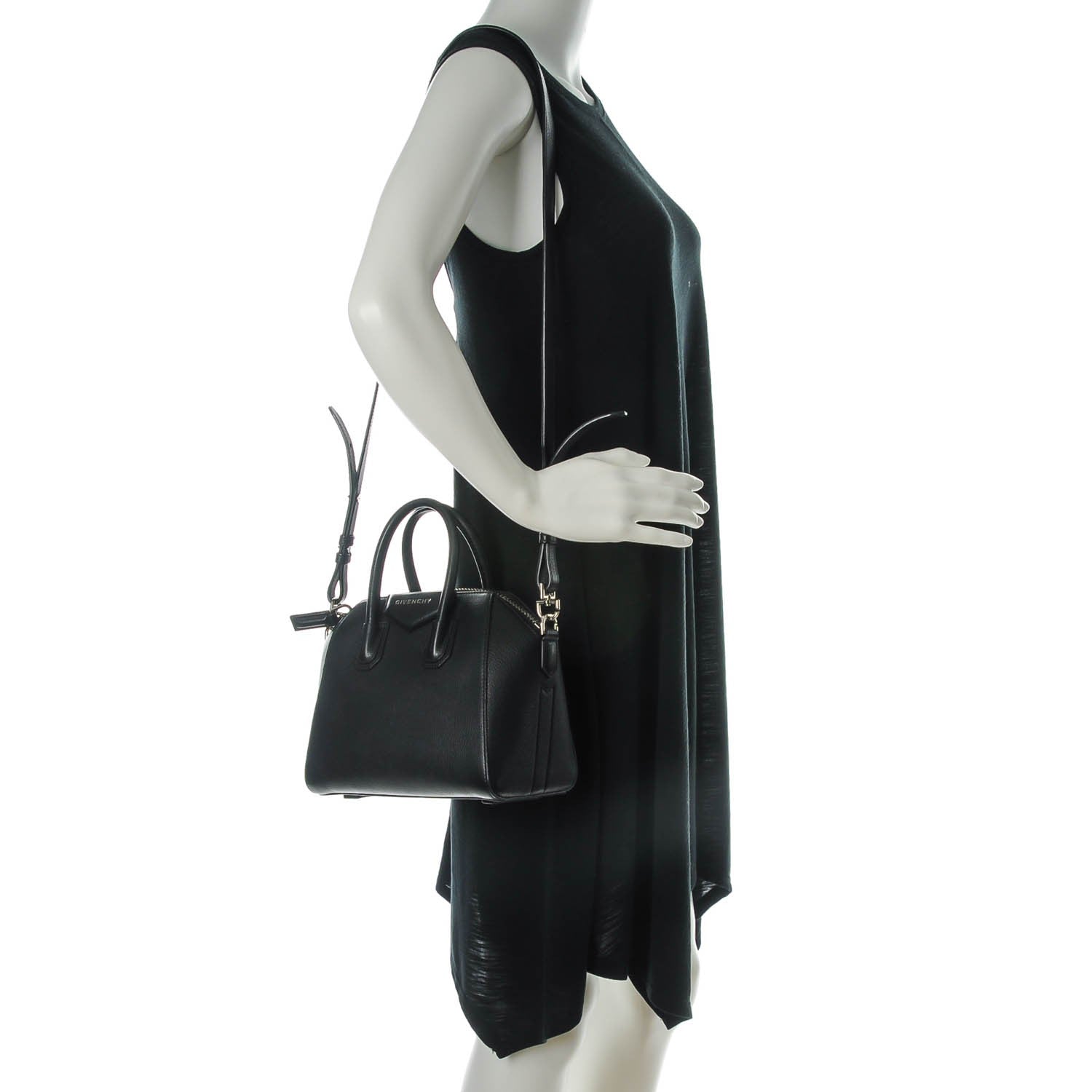Givenchy Sugar Goatskin Mini Antigona Black 2 of 7
