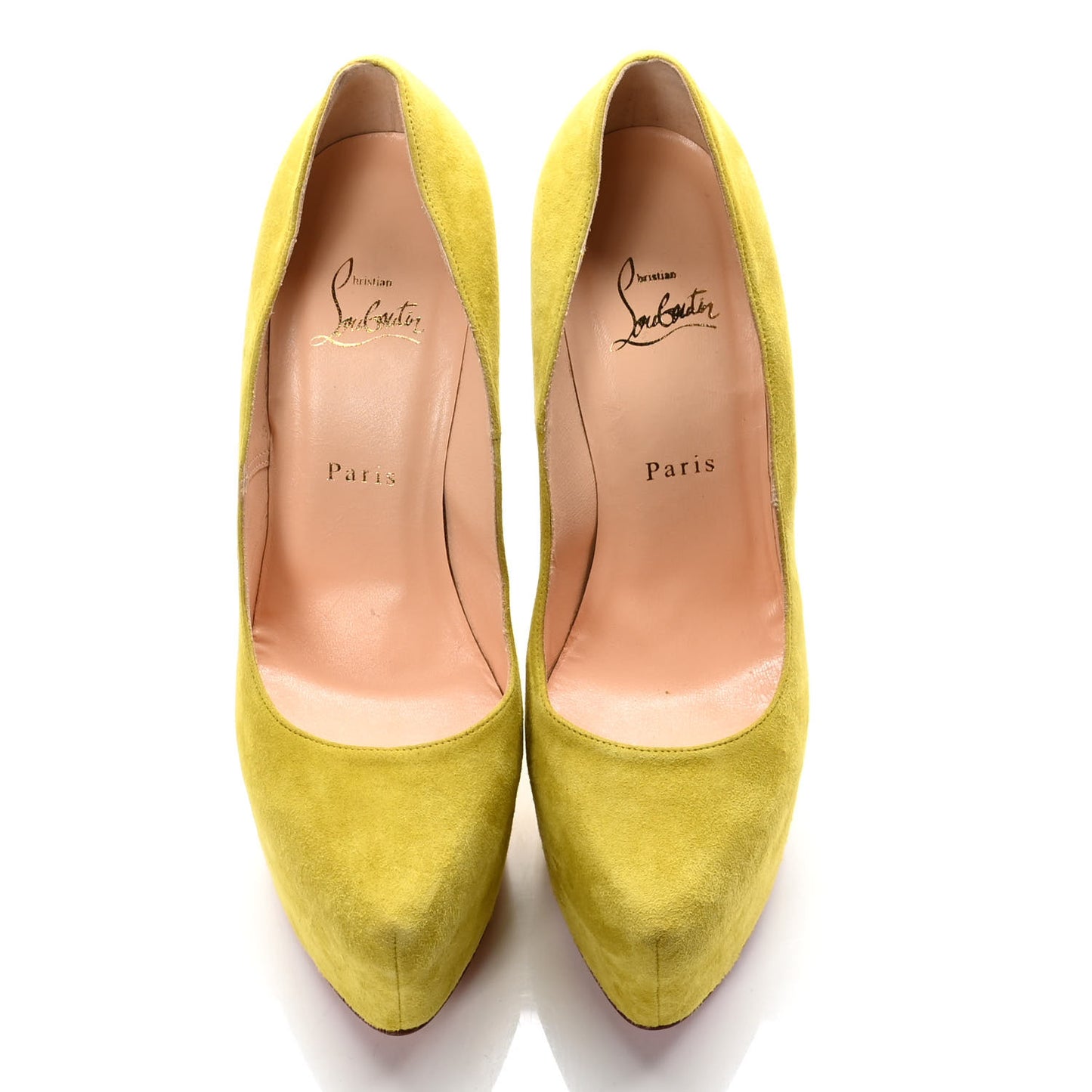 Suede Daffodile 160 Pumps 40.5 Chartreuse
