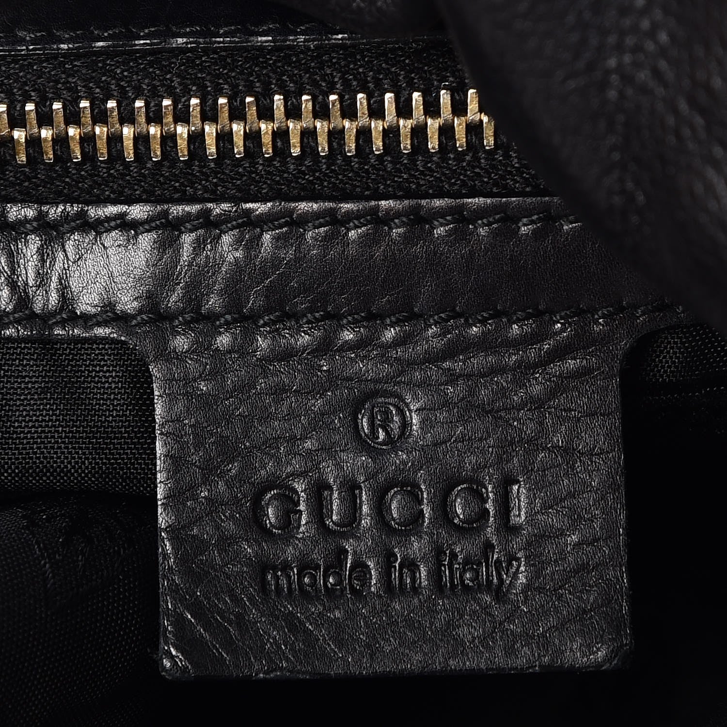 Gucci Patent Large Hysteria Top Handle Bag Black 6 of 7