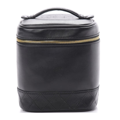 Chanel Lambskin Vanity Cosmetic Case Black 1 of 13