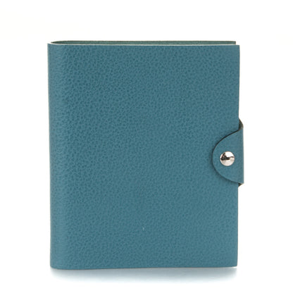 Hermes Togo Ulysse PM Notebook Cover Blue Jean 1 of 7
