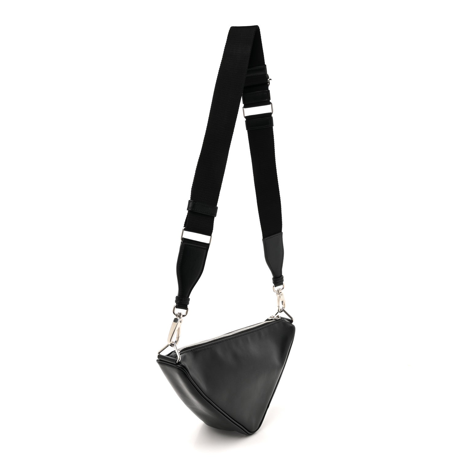 Prada Grace Lux Triangle Shoulder Bag Black 2 of 10