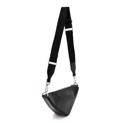 Prada Grace Lux Triangle Shoulder Bag Black 2 of 10