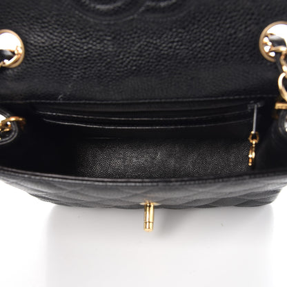Chanel Caviar Quilted Mini Square Flap Black 5 of 9