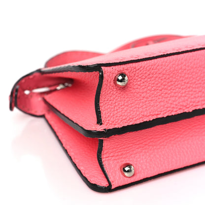 Fendi Cuoio Roma Sellerissima Nappa Sintetica Tape Stitch Small Peekaboo I SEE U Satchel Pink Dalia 9 of 13