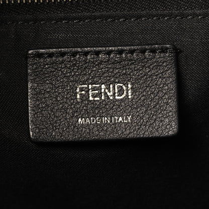 Fendi X JOSHUA VIDES Coated Canvas FF Cloudy Shopping Tote White Celeste Black 6 of 12