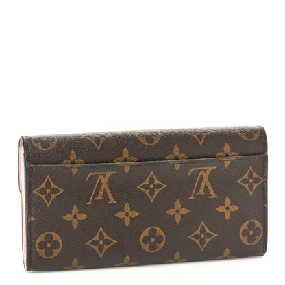 Louis Vuitton Monogram Sarah Wallet NM Rose Ballerine 3 of 8