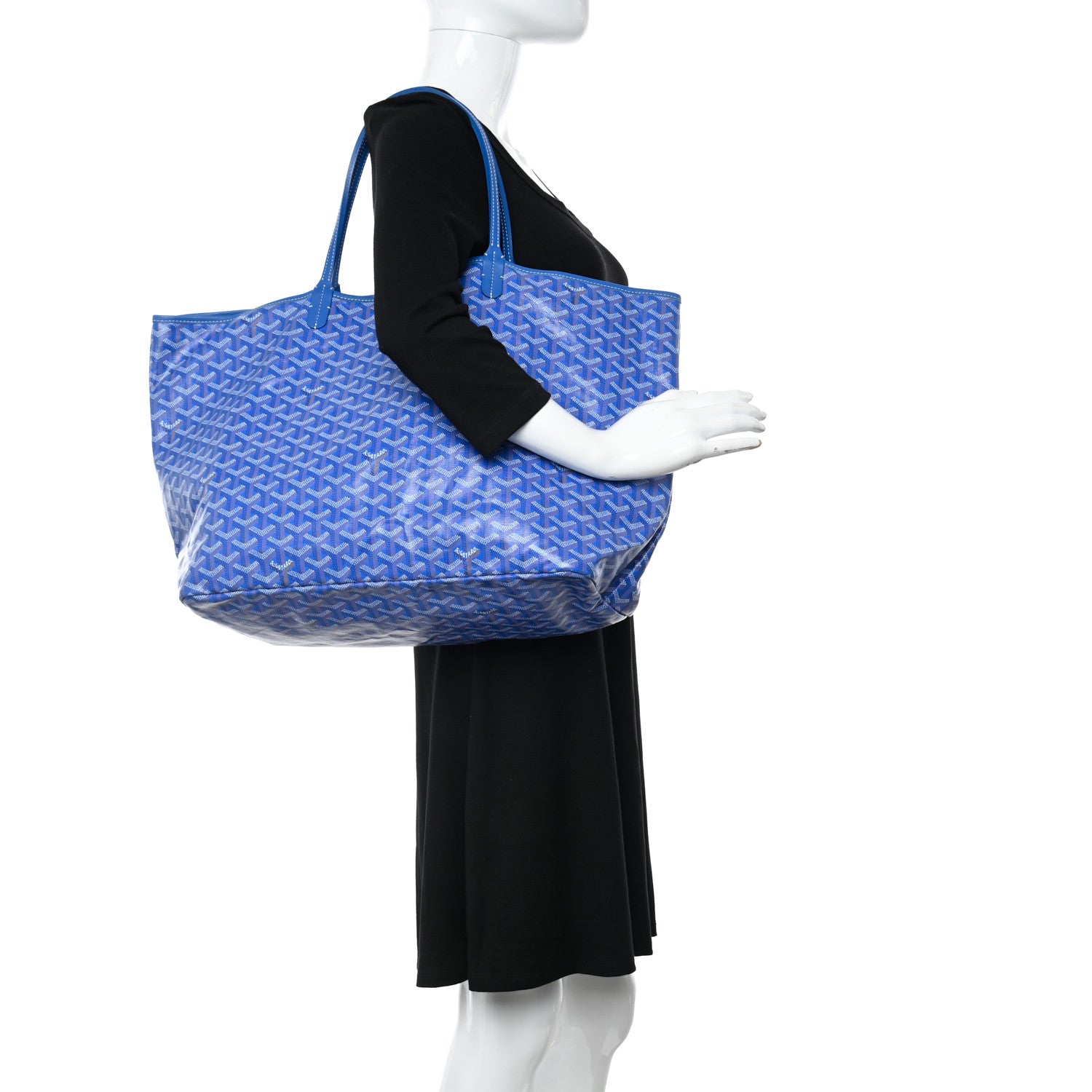 Goyard Goyardine Saint Louis GM Sky Blue 2 of 12