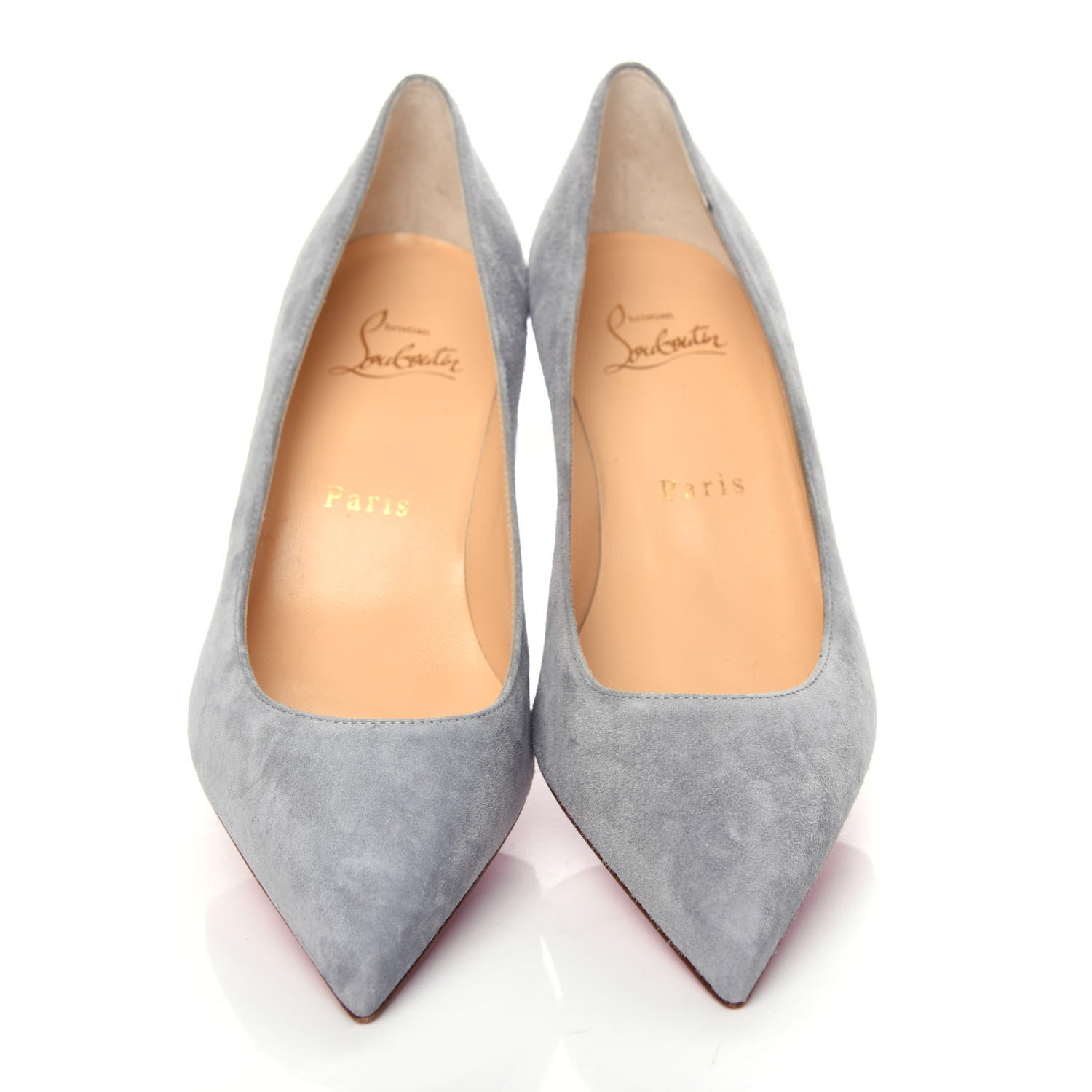 Christian Louboutin Veau Velours So Kate 55 Pumps 35 Light Blue 5 of 10