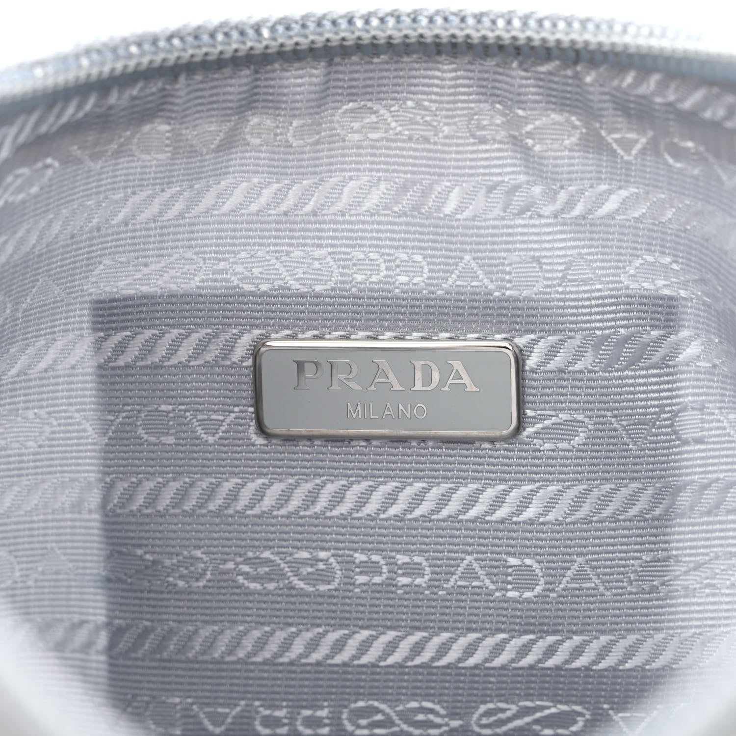 Prada Tessuto Nylon Mini Re-Edition 2000 Bag Fiordaliso 6 of 9