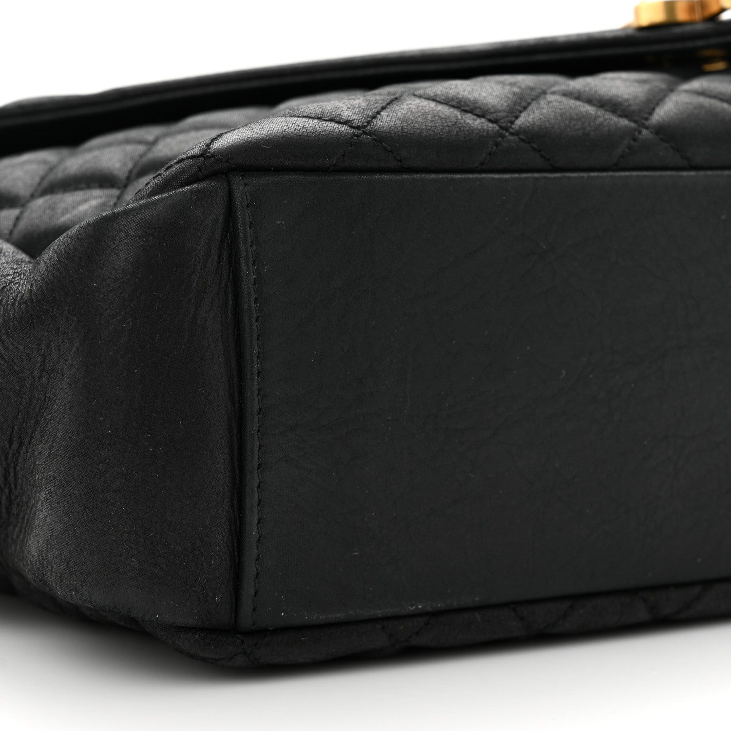 Saint Laurent SAINT LAURENT Calfskin Mixed Matelasse Triquilt Large Monogram Envelope Satchel Deep Marine 9 of 14