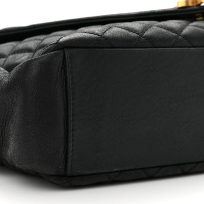 Saint Laurent SAINT LAURENT Calfskin Mixed Matelasse Triquilt Large Monogram Envelope Satchel Deep Marine 9 of 14
