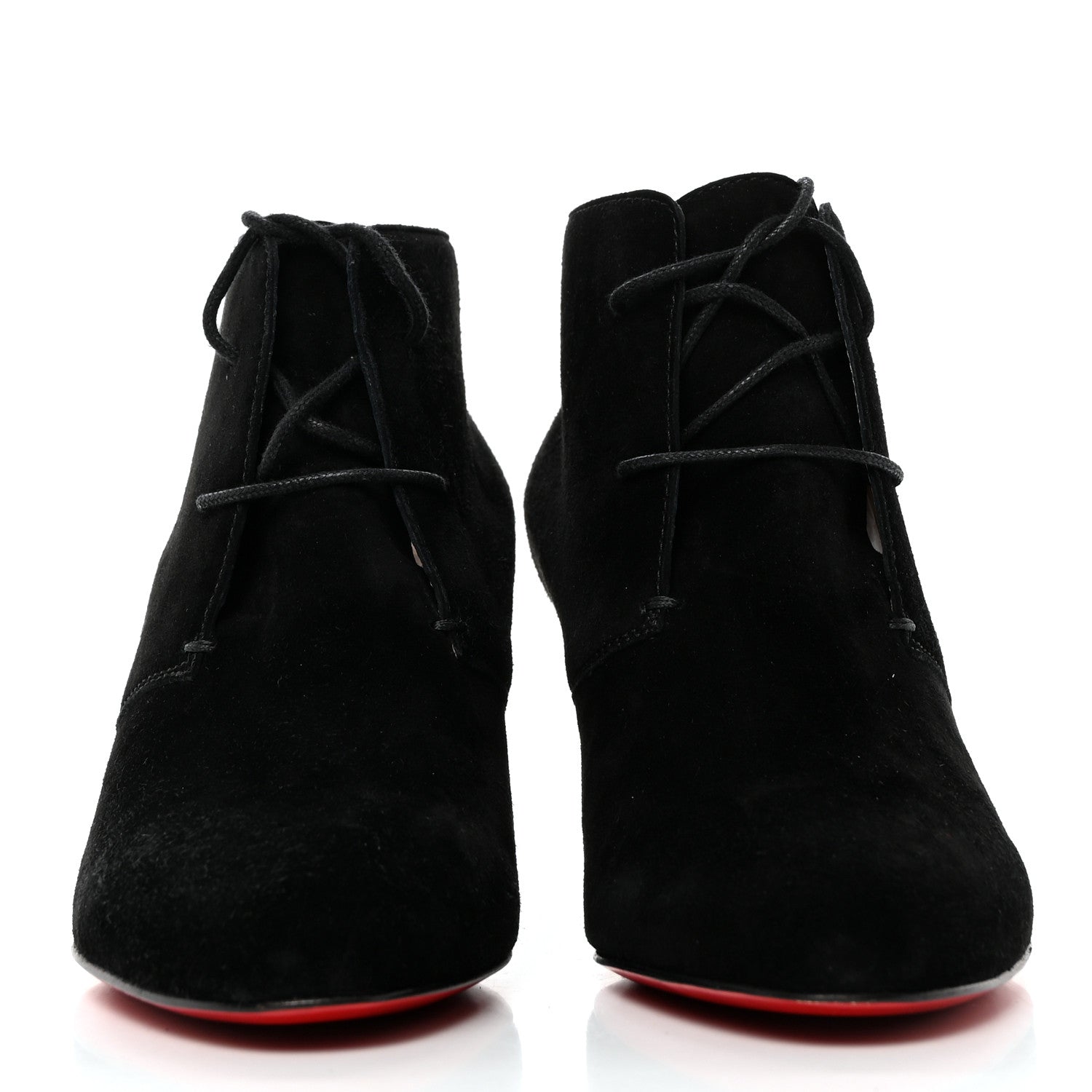 Christian Louboutin Veau Velours Compacta 70 Ankle Boots 35.5 Black 2 of 8