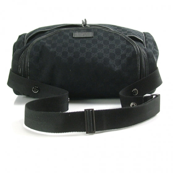 Monogram Large Diaper Bag Black