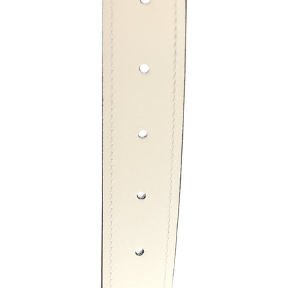 Gucci Ciny Lux Calfskin Blondie 30mm Belt 95 38 White 4 of 4