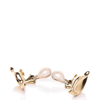 Tiffany 18K Yellow Gold Leaf Earrings 3 of 4
