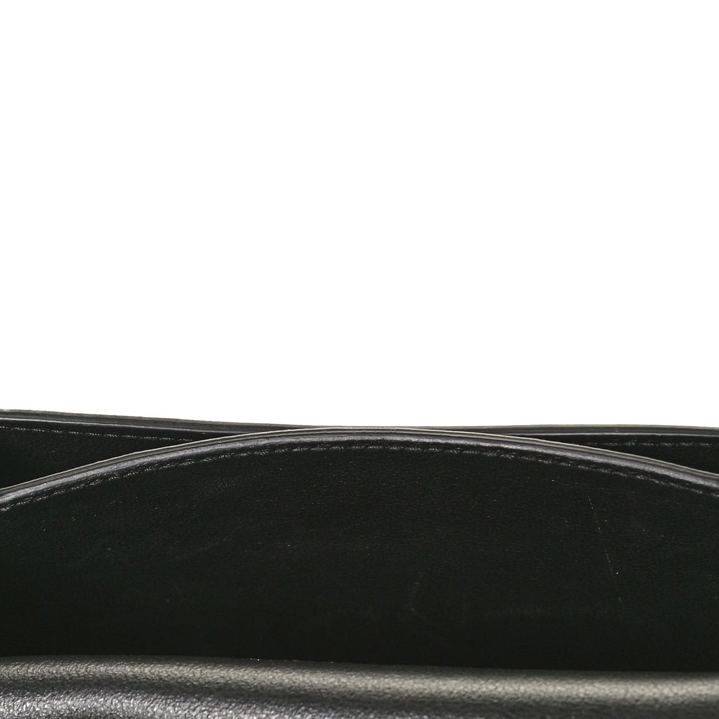 Shiny Box Calfskin Monochrome XS Sharp Belt Bag Black