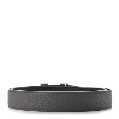 Hermes Box Togo 32mm H Belt 100 Black Etain 2 of 6