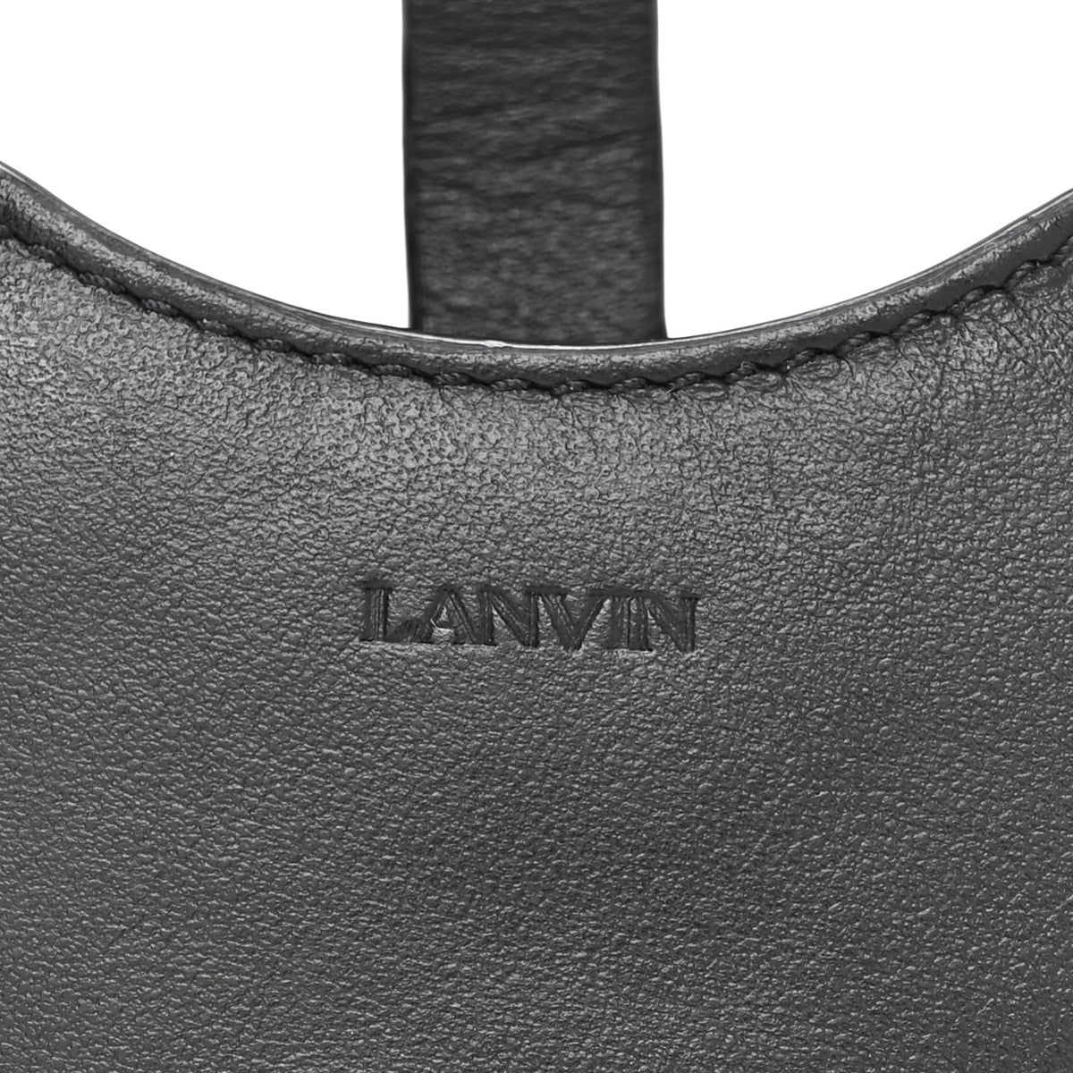 Lanvin Lambskin Cat Hobo Bag Charm Black 4 of 4