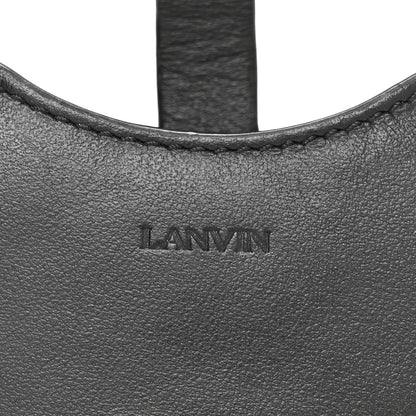 Lanvin Lambskin Cat Hobo Bag Charm Black 4 of 4