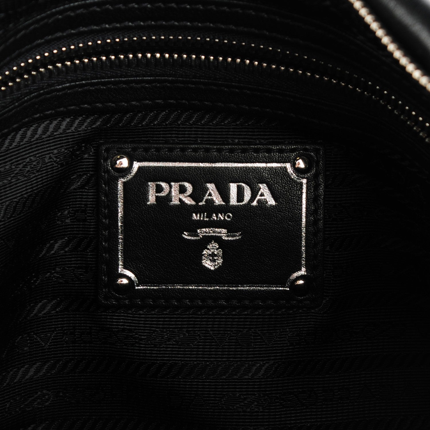 Prada Soft Calf Hobo Black 6 of 8