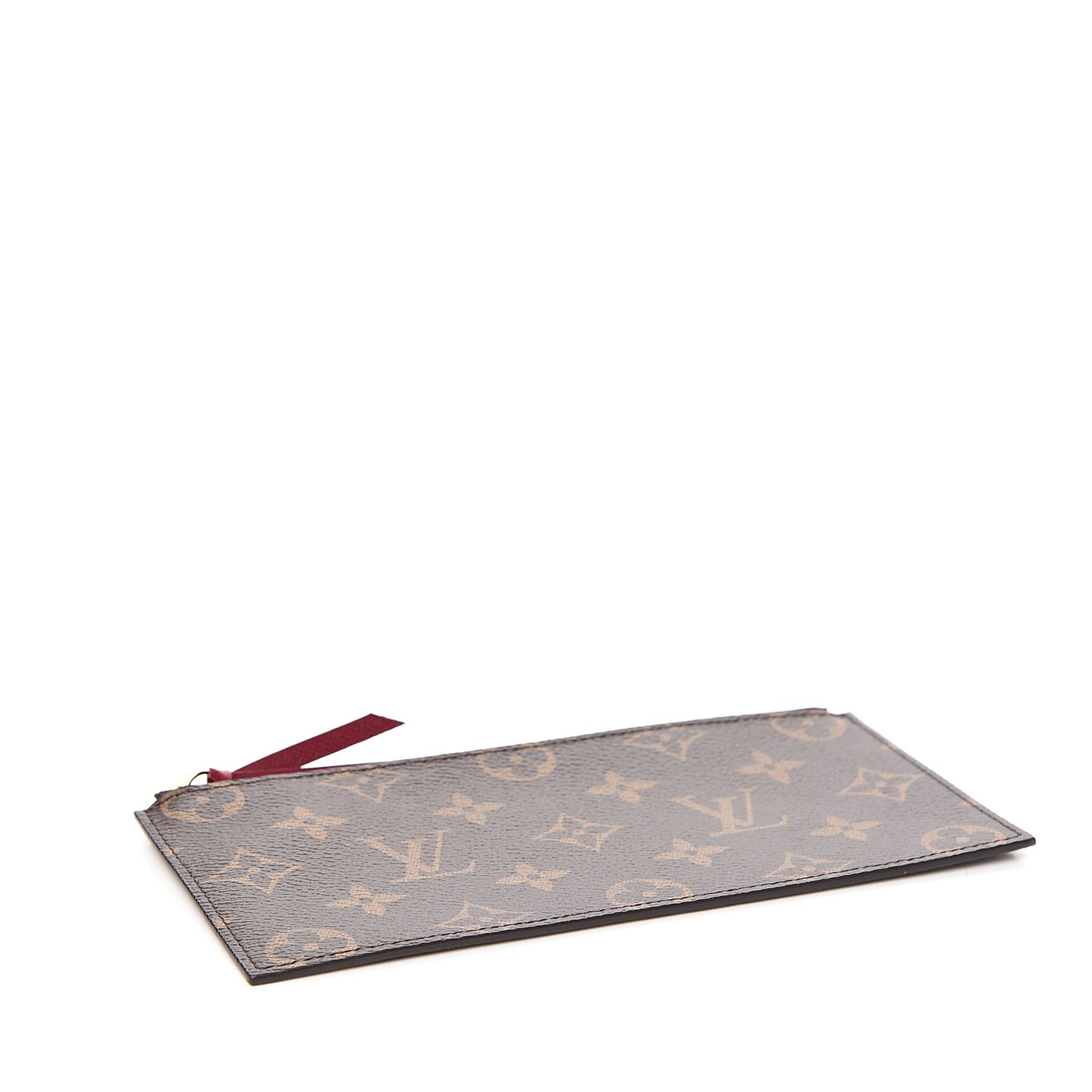 Monogram Felicie Chain Wallet Zippered Insert Fuchsia