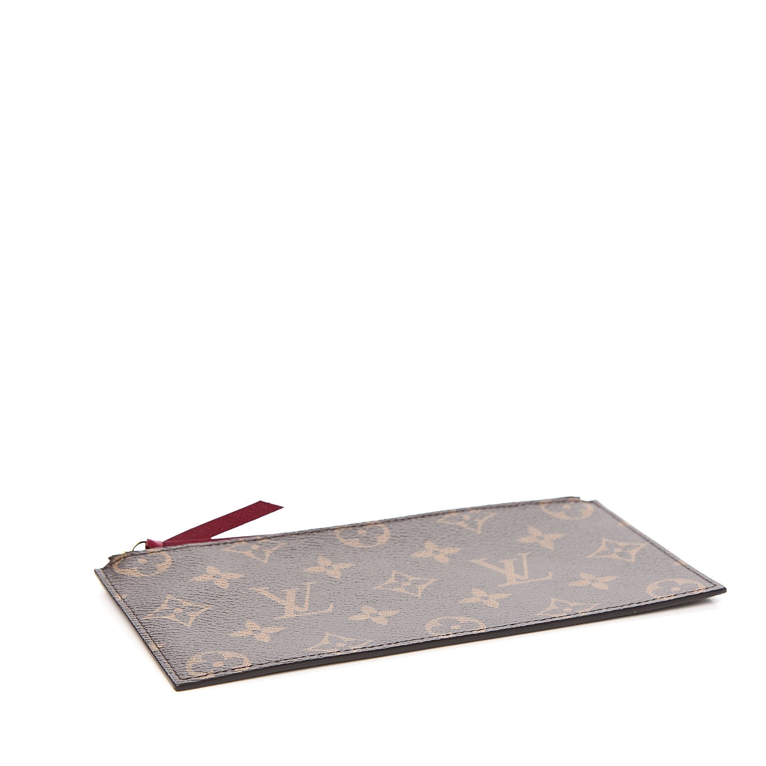 Louis Vuitton Monogram Felicie Chain Wallet Zippered Insert Fuchsia 3 of 5