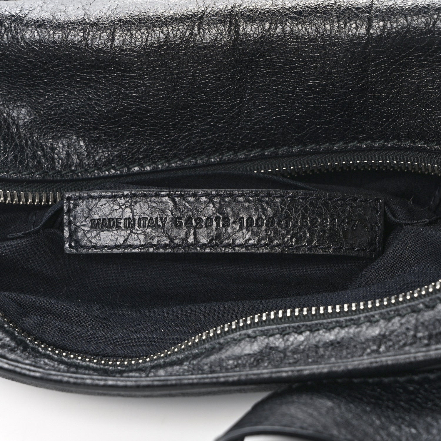 Balenciaga Lambskin Classic Hardware Neo Lift Hip Bag Black 7 of 10