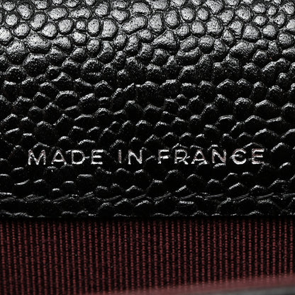 Chanel Caviar Quilted Flap Card Holder Wallet Black 7 of 10