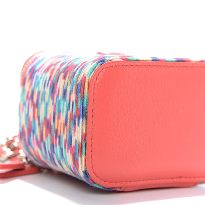Chanel Embroidered Thread Mini Vanity With Chain Multicolor 6 of 10
