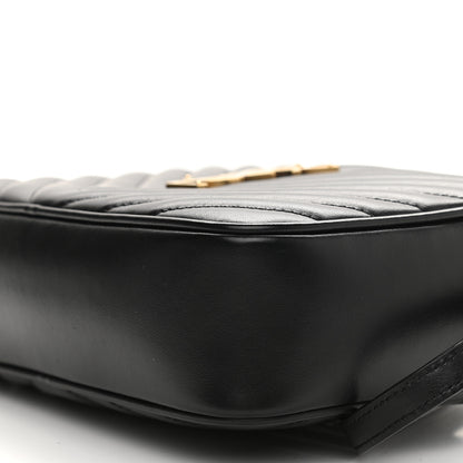 Saint Laurent Calfskin Matelasse Monogram Lou Camera Bag Black 9 of 9