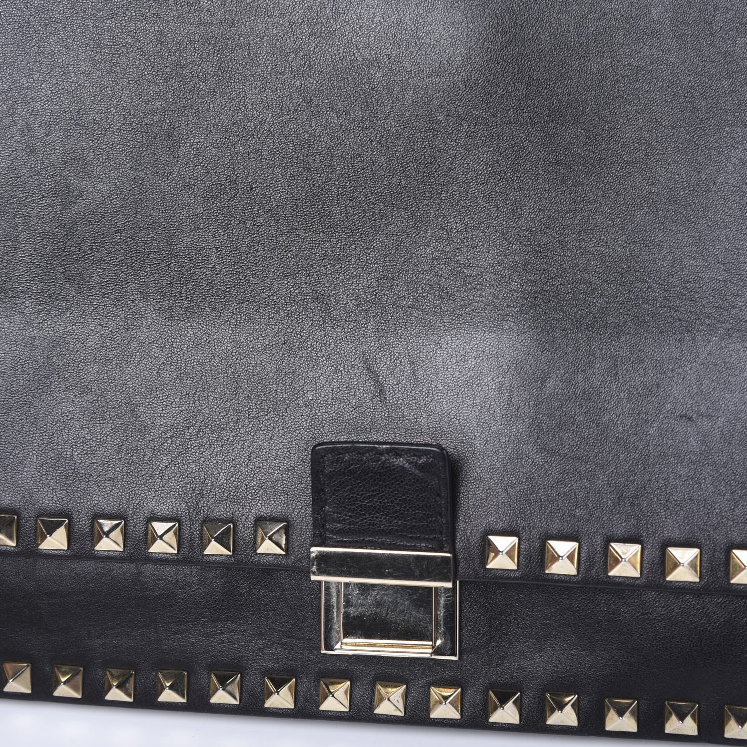 Valentino Garavani Calfskin Rockstud Top Handle Crossbody Black 16 of 18