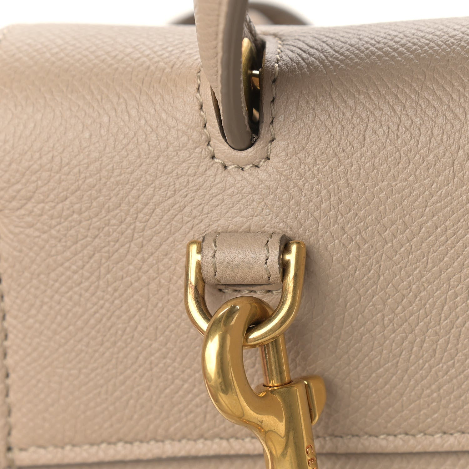 Celine Grained Calfskin Mini Belt Bag Light Taupe 11 of 11