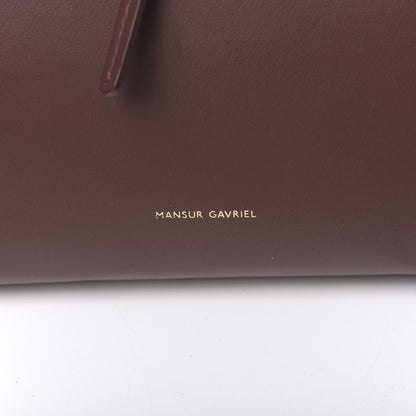 Mansur Gavriel Calfskin Sun Bag Burgundy 11 of 11